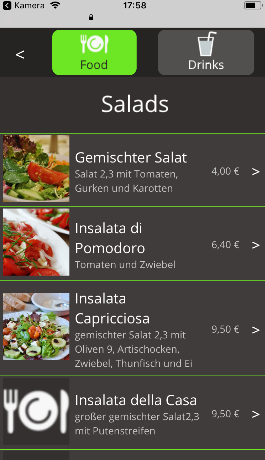 Salate mit Bilder