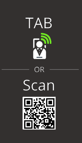 NFC oder QR-Code scannen